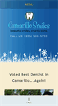 Mobile Screenshot of camarillosmiles.com